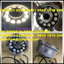 Lampu Air Mancur LED Fountain Light Warmwhite 3000K dan RGB